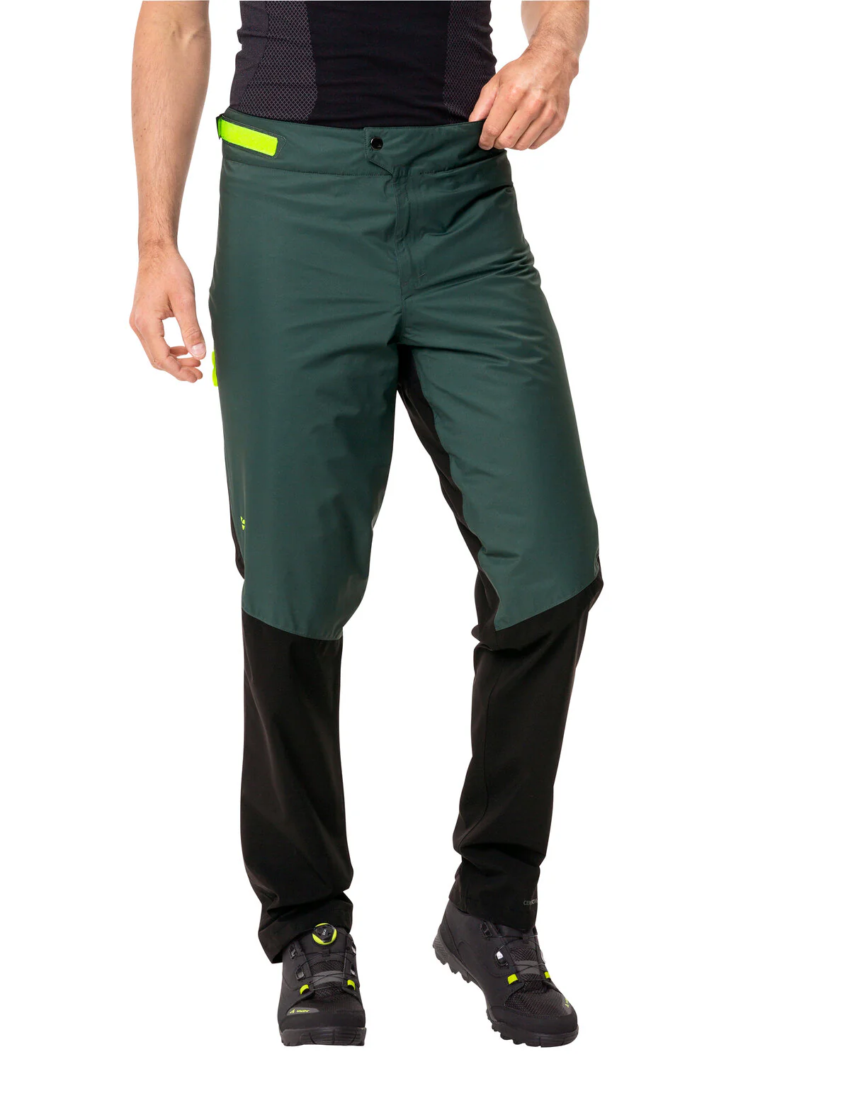 VAUDE Men's All Year Moab 2in1 Rain Pants grün - Image 3