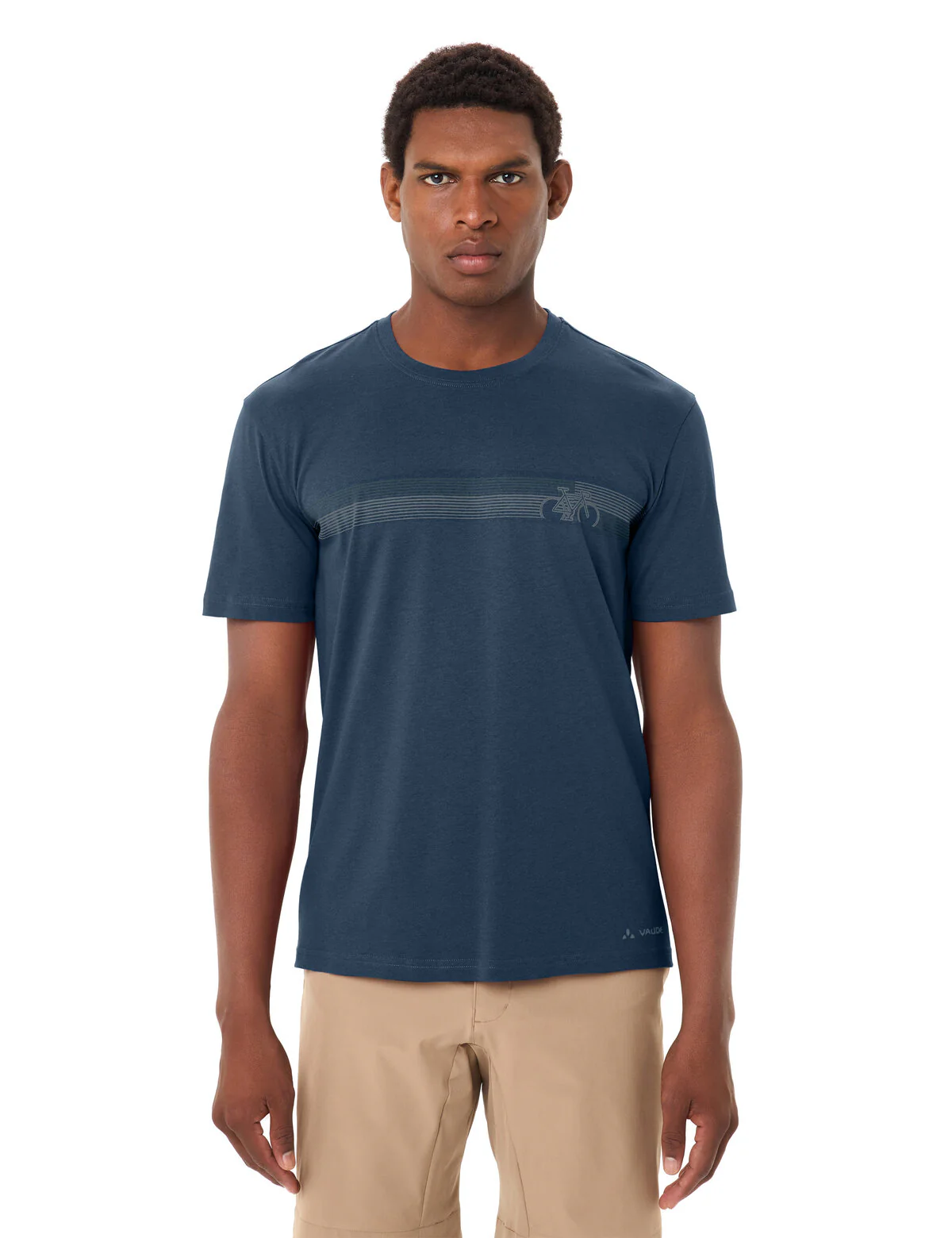 VAUDE Men's Cyclist T-Shirt V dark sea/dark sea - Image 7
