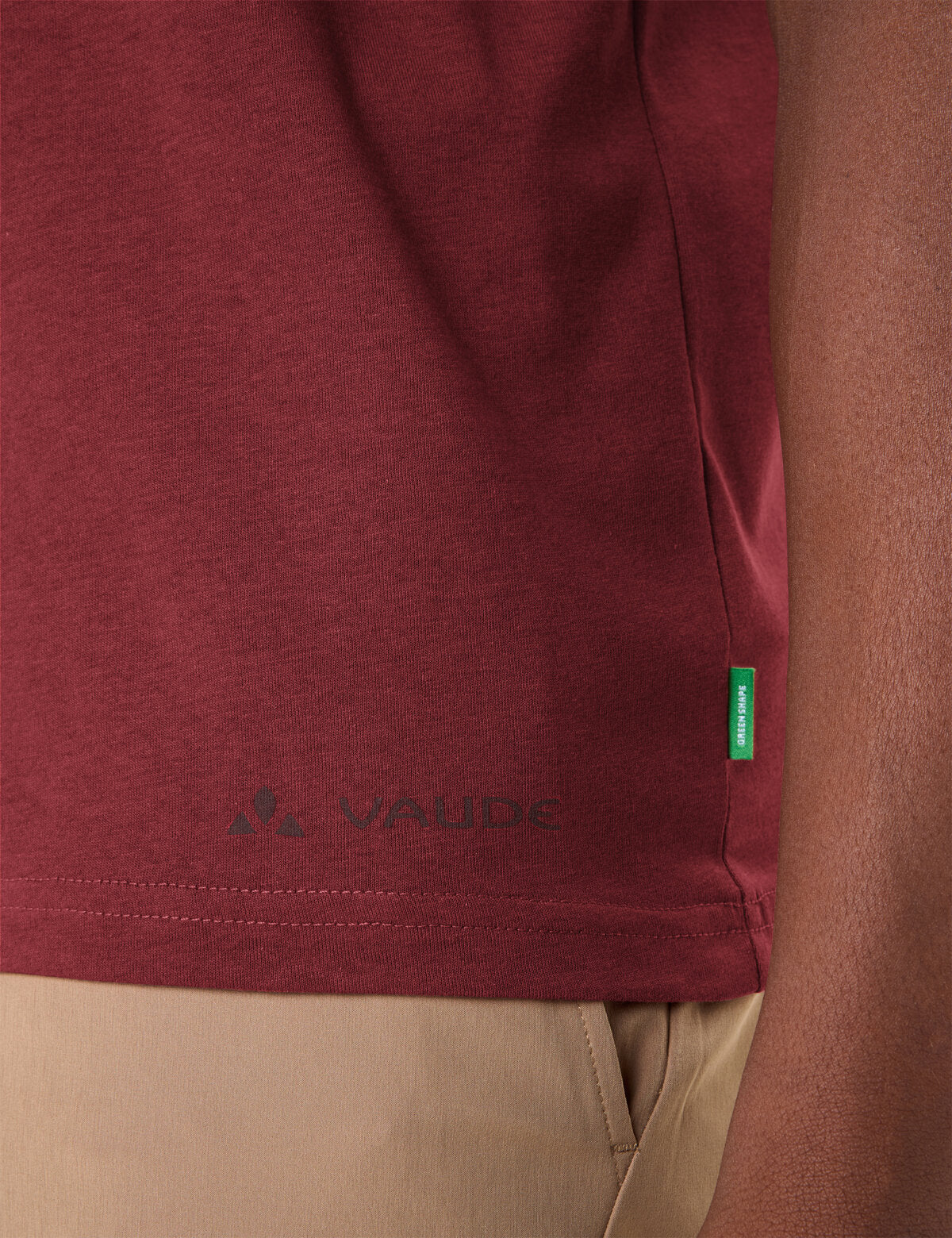 VAUDE Men's Cyclist T-Shirt V redeva/red - Image 4
