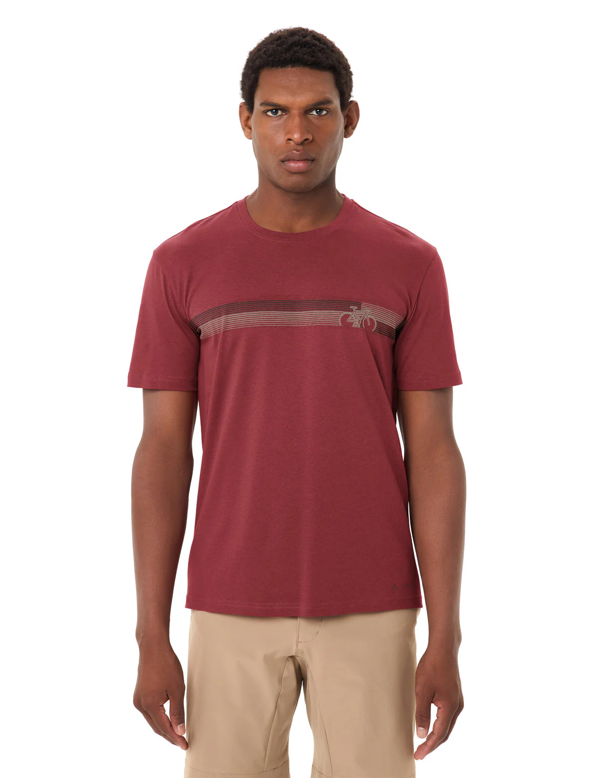 VAUDE Men's Cyclist T-Shirt V redeva/red - Image 7
