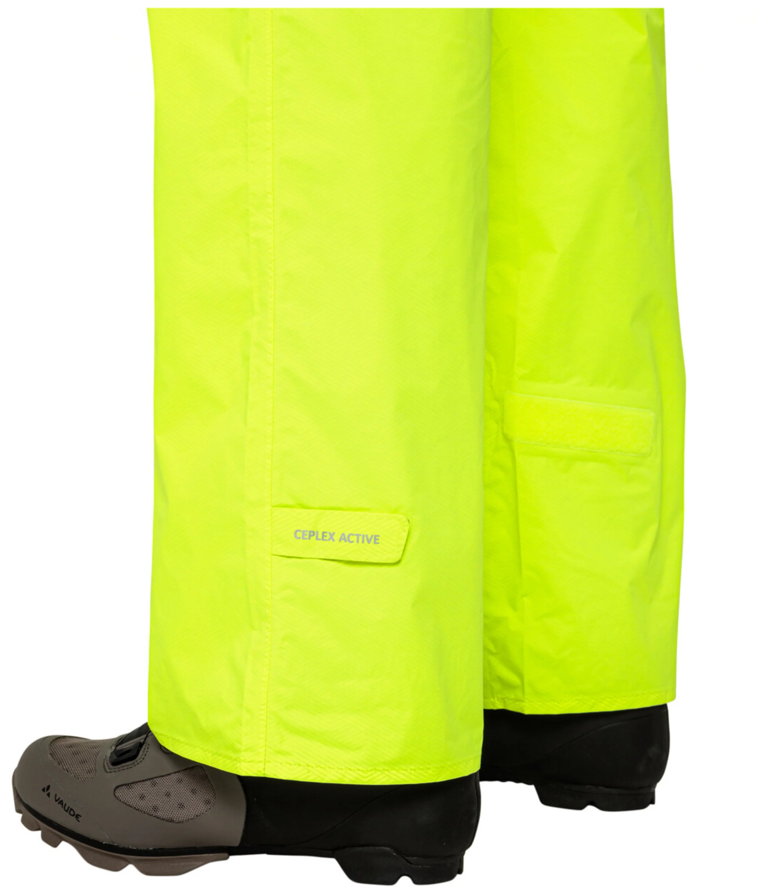 VAUDE Men's Drop Pants II neon yellow/neon yellow - Image 5