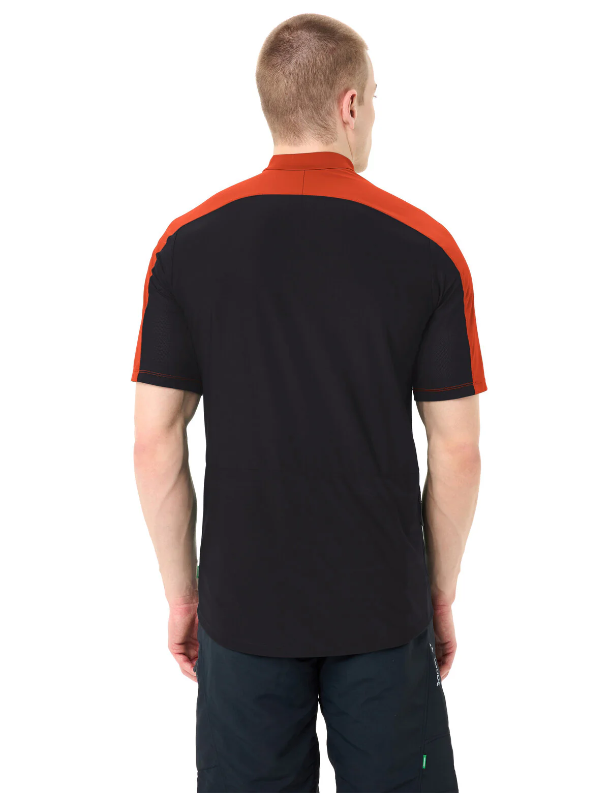 VAUDE Men's Qimsa Pro HZ Shirt glowing red - Image 3