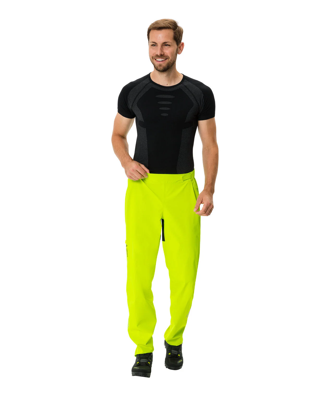 VAUDE Moab Rain Pants Herren neon yellow - Image 7