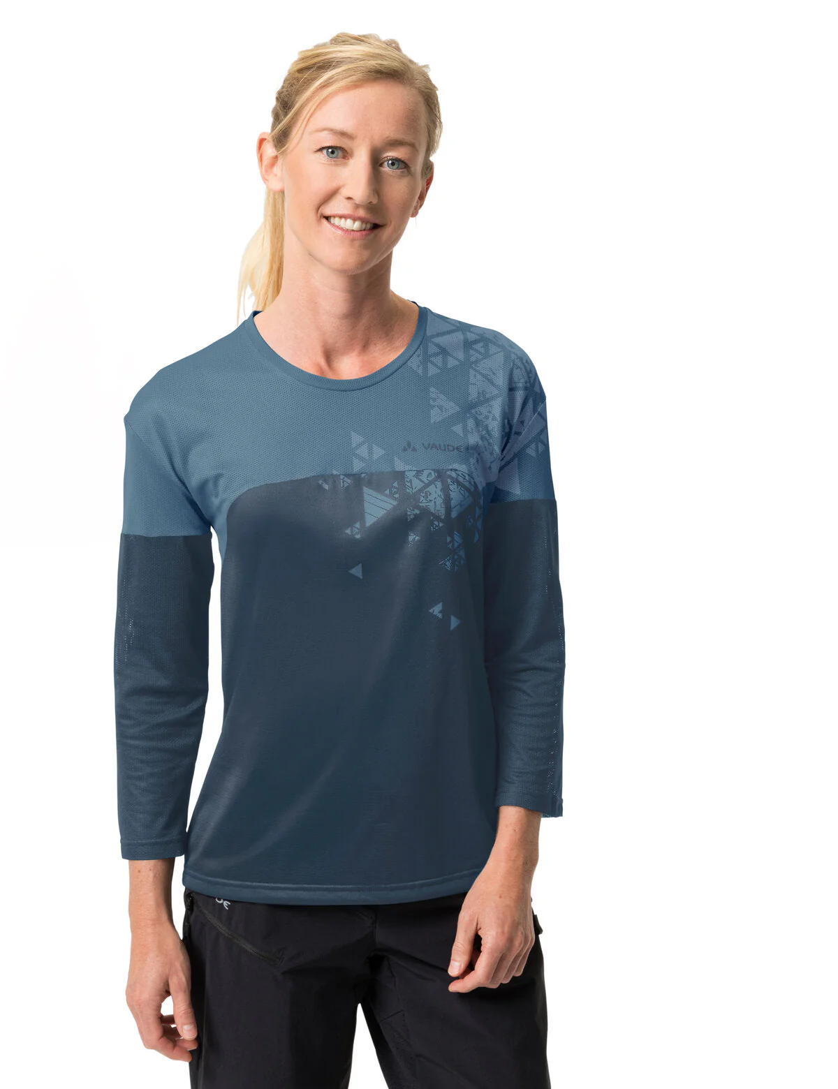 VAUDE Moab V Langarm T-Shirt Damen blau - Image 3