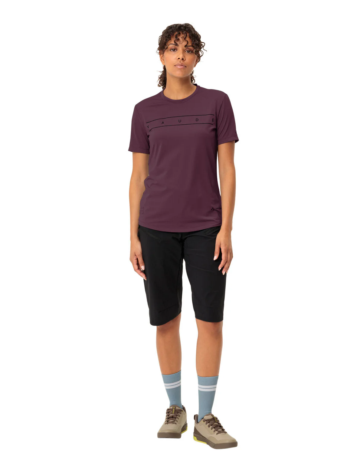 VAUDE Qimsa Logo Shirt Damen cassis - Image 7