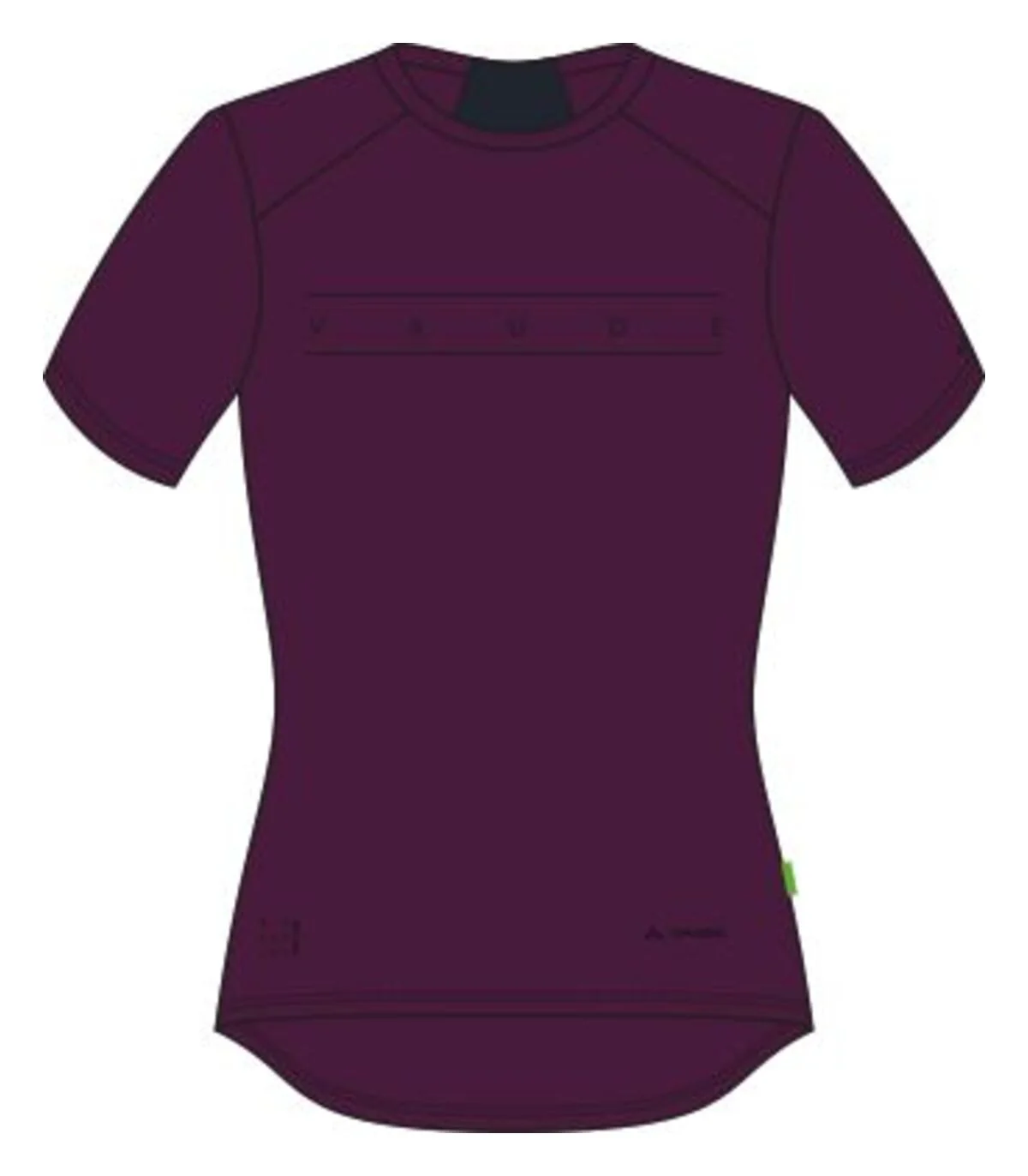 VAUDE Qimsa Logo Shirt Damen cassis - Image 9
