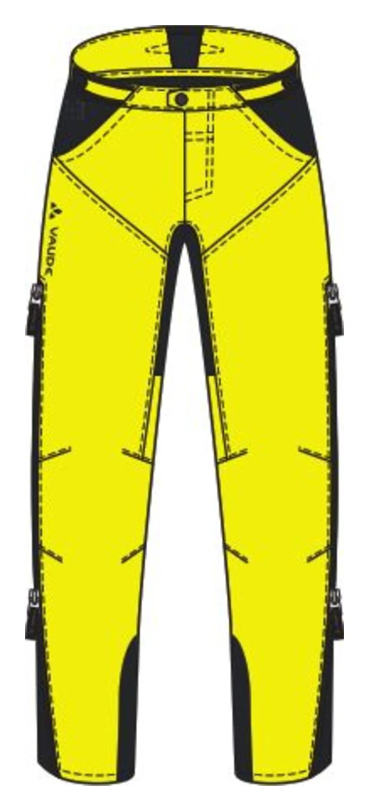 VAUDE Qimsa Softshell Pants II Herren gelb - Image 8