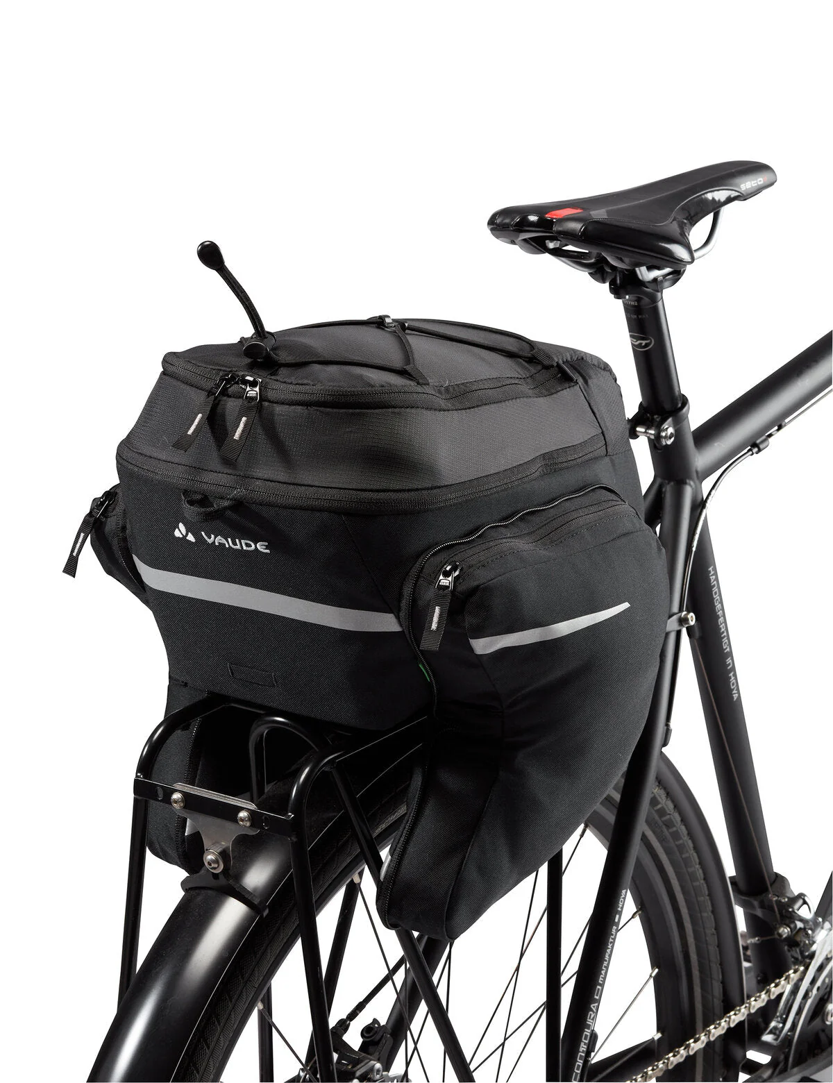 VAUDE Silkroad Plus Gepäckträgertasche Snap-It schwarz - Image 2