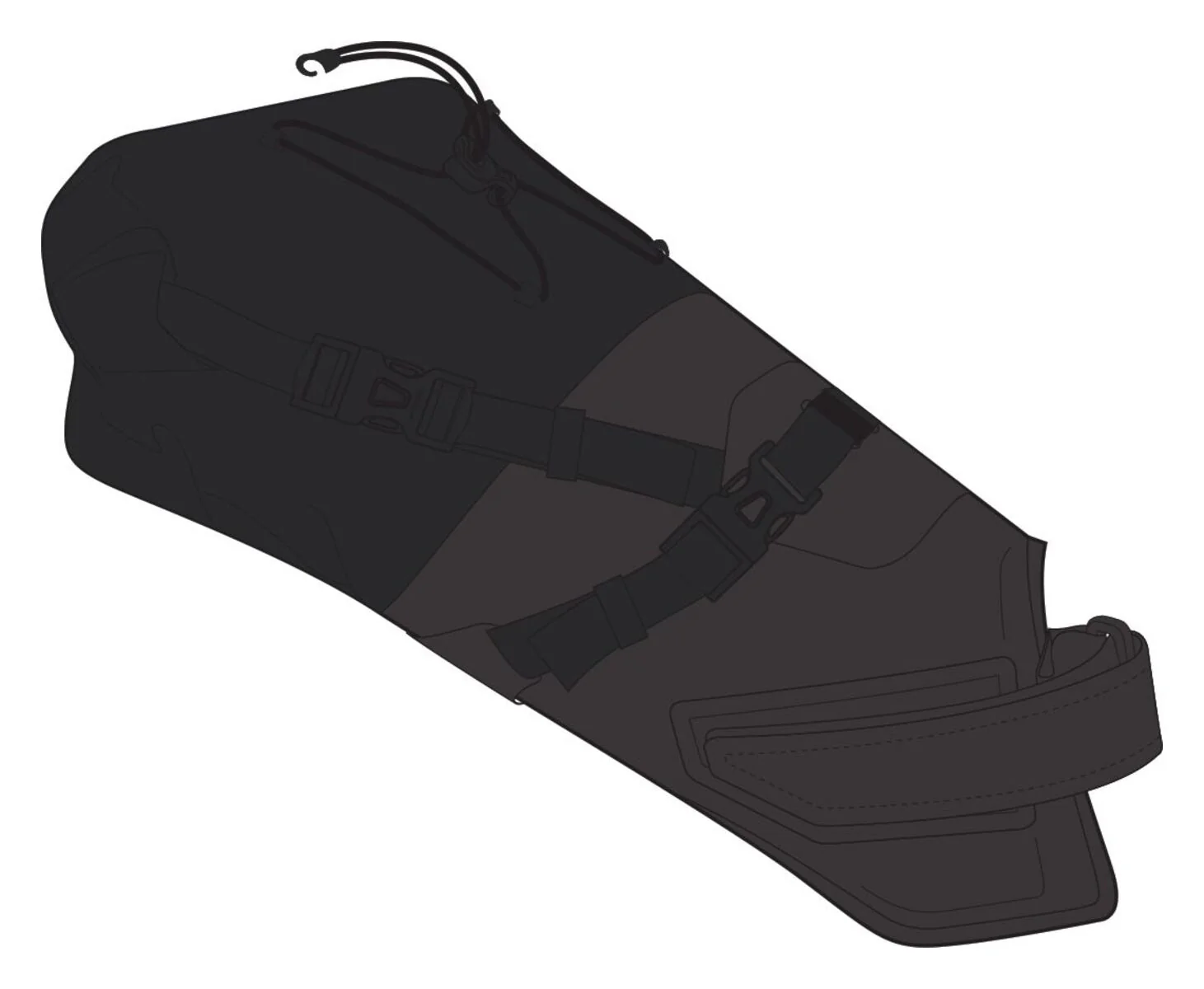 VAUDE Trailsaddle Compact Satteltasche schwarz - Image 7