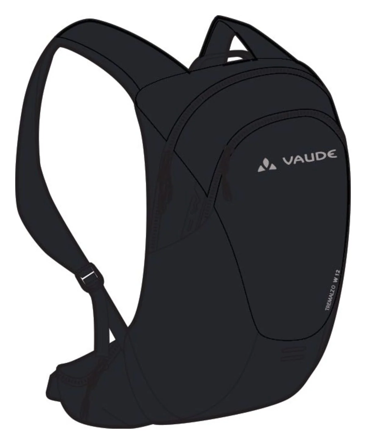 VAUDE Tremalzo 12 Rucksack Damen schwarz - Image 11