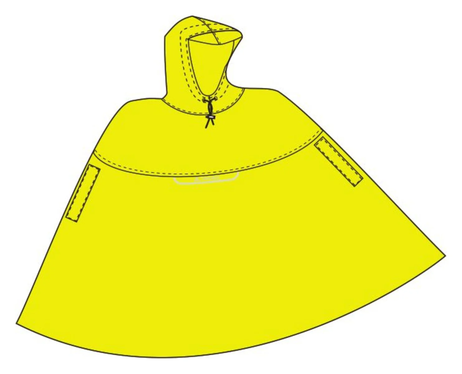 VAUDE Valdipino Poncho gelb - Image 6
