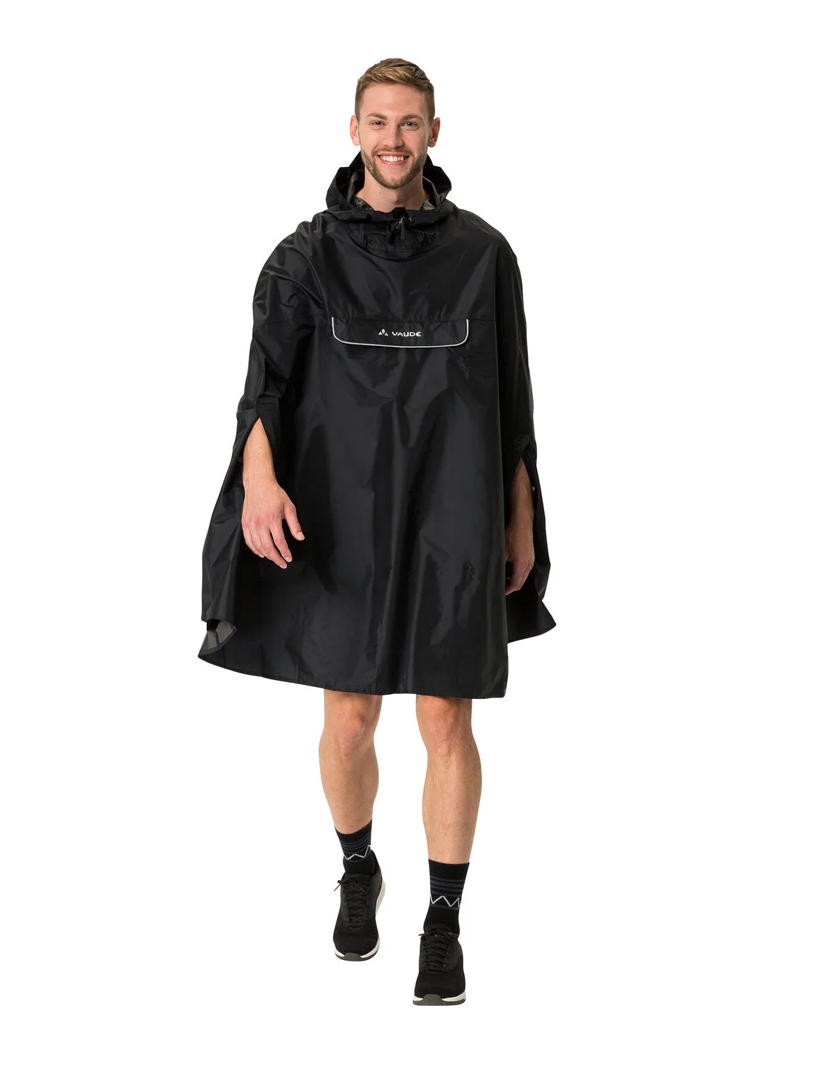 VAUDE Valdipino Poncho schwarz - Image 3