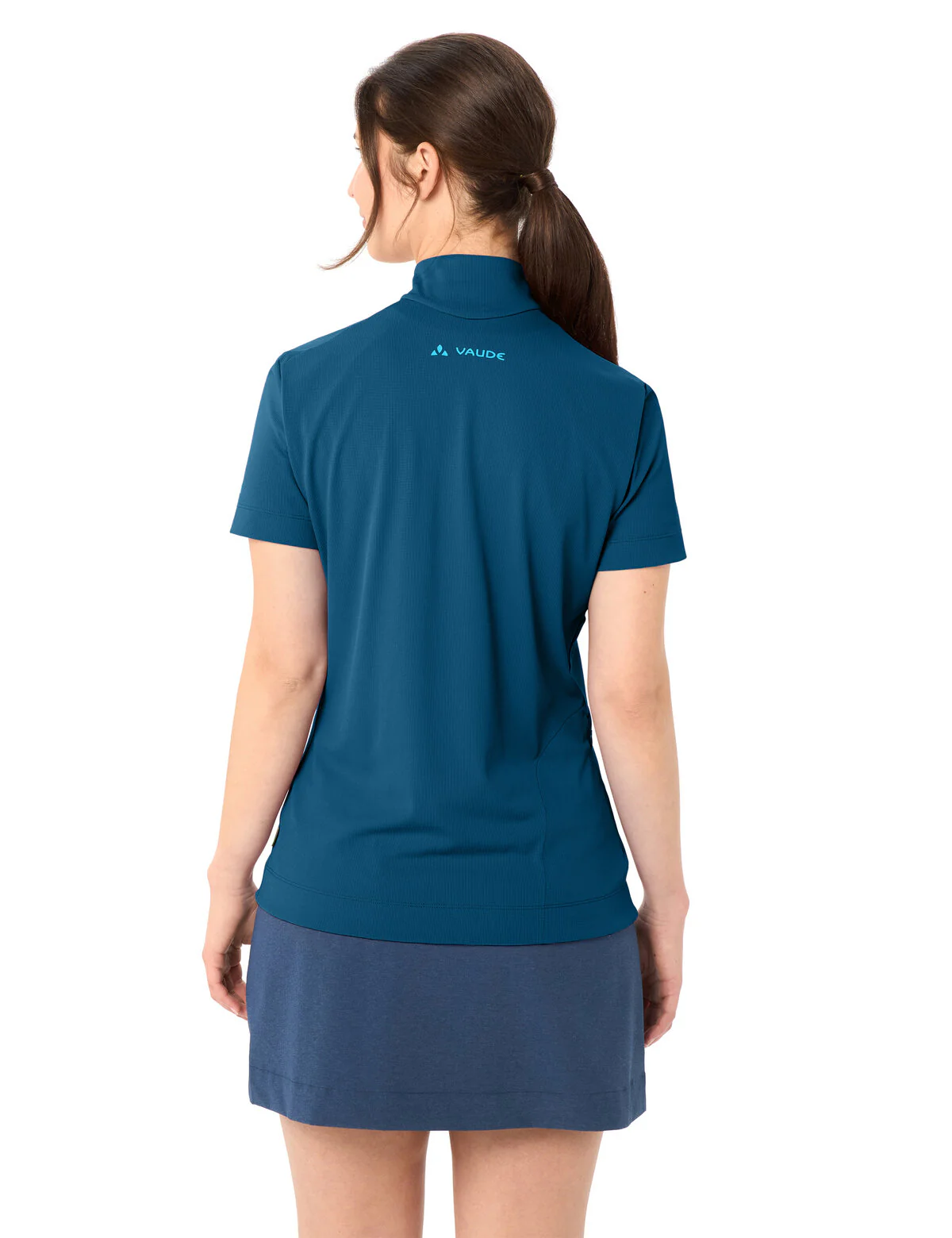 VAUDE Women's Adlux HZ Shirt shore blue - Image 3
