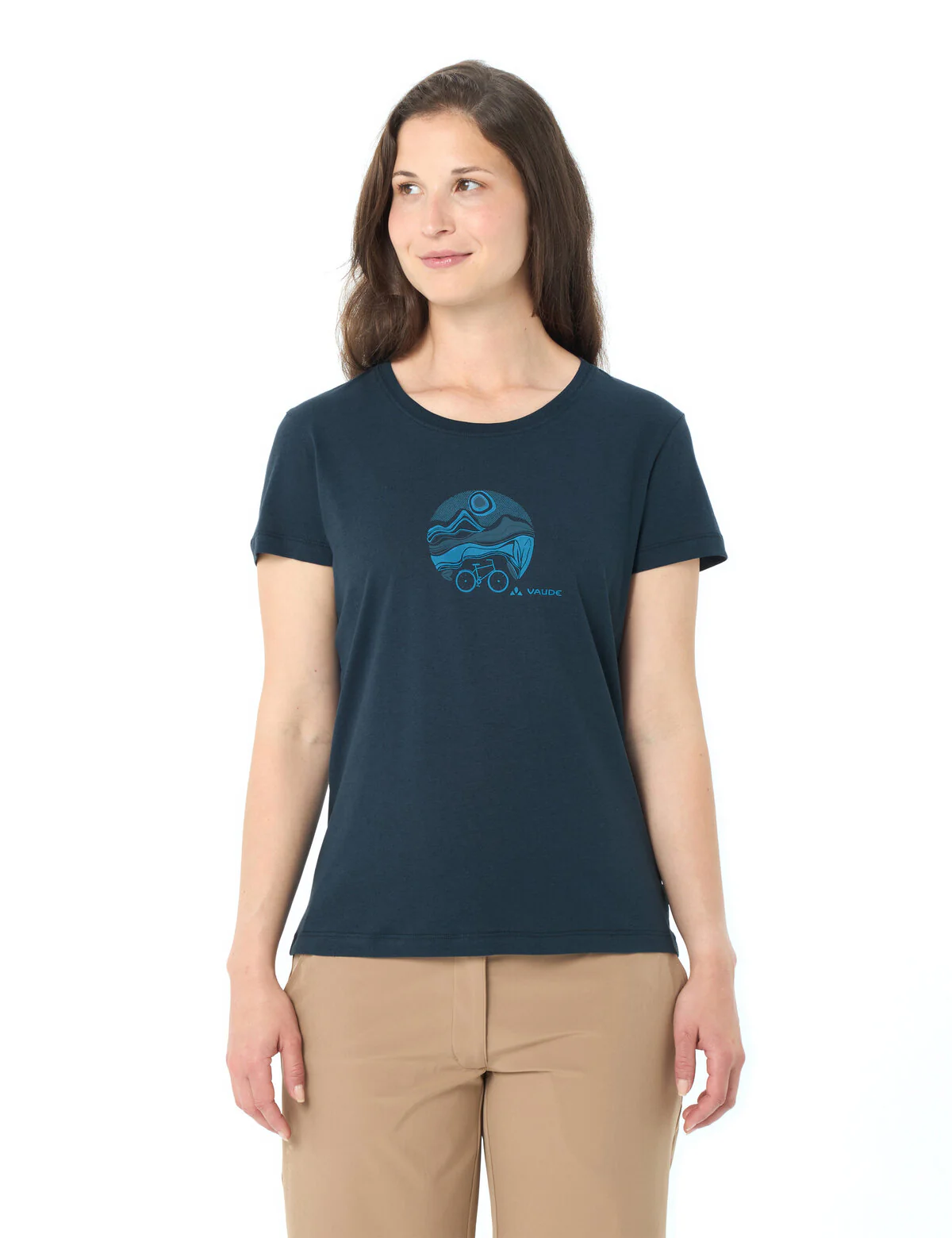 VAUDE Women's Cyclist T-Shirt V dark sea/dark sea - Image 7
