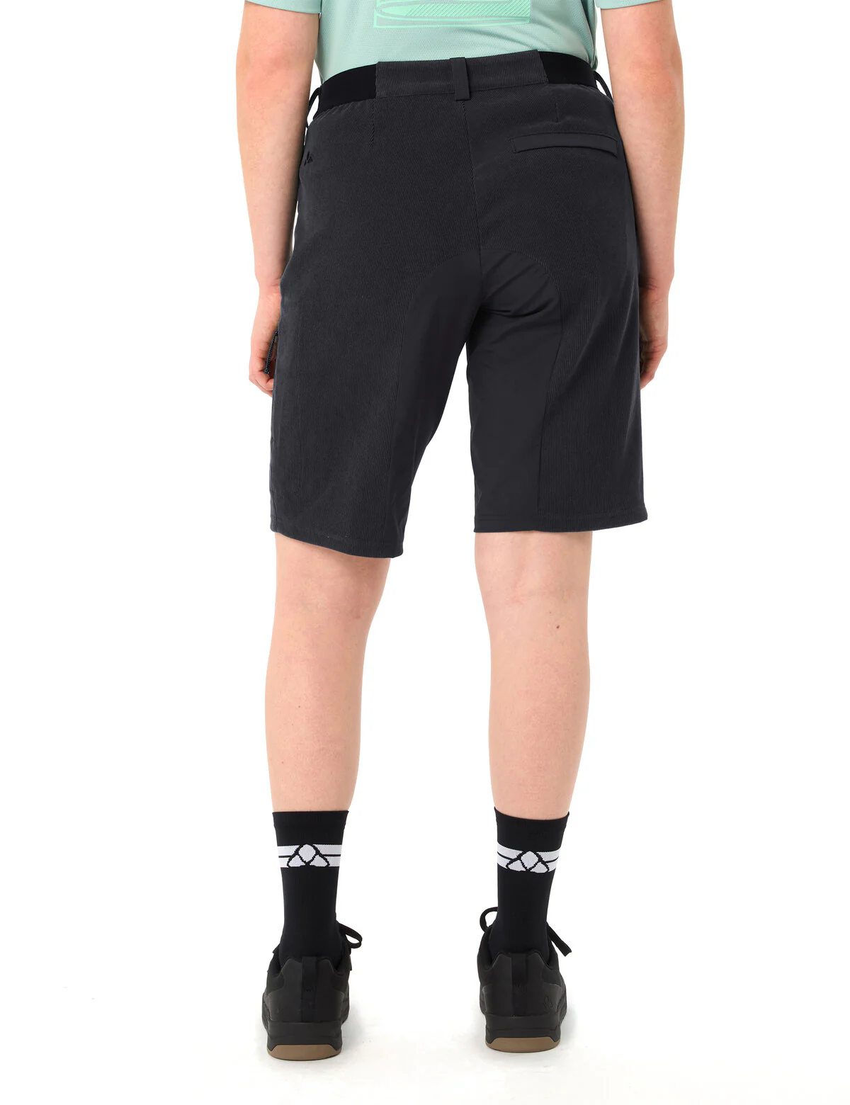 VAUDE Women's Loamer Base Cord Shorts black - Image 3