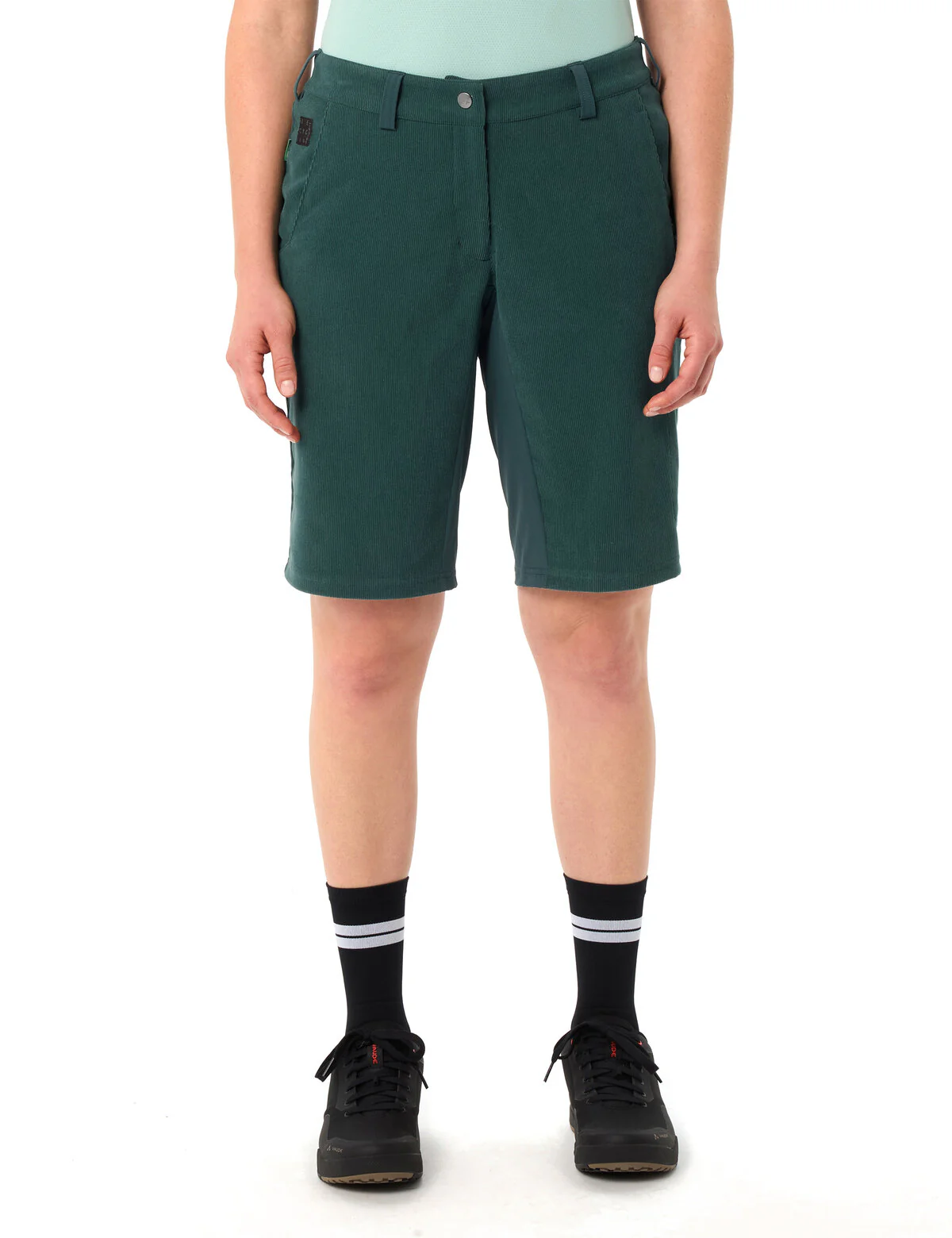 VAUDE Women's Loamer Base Cord Shorts deep pond - Image 8