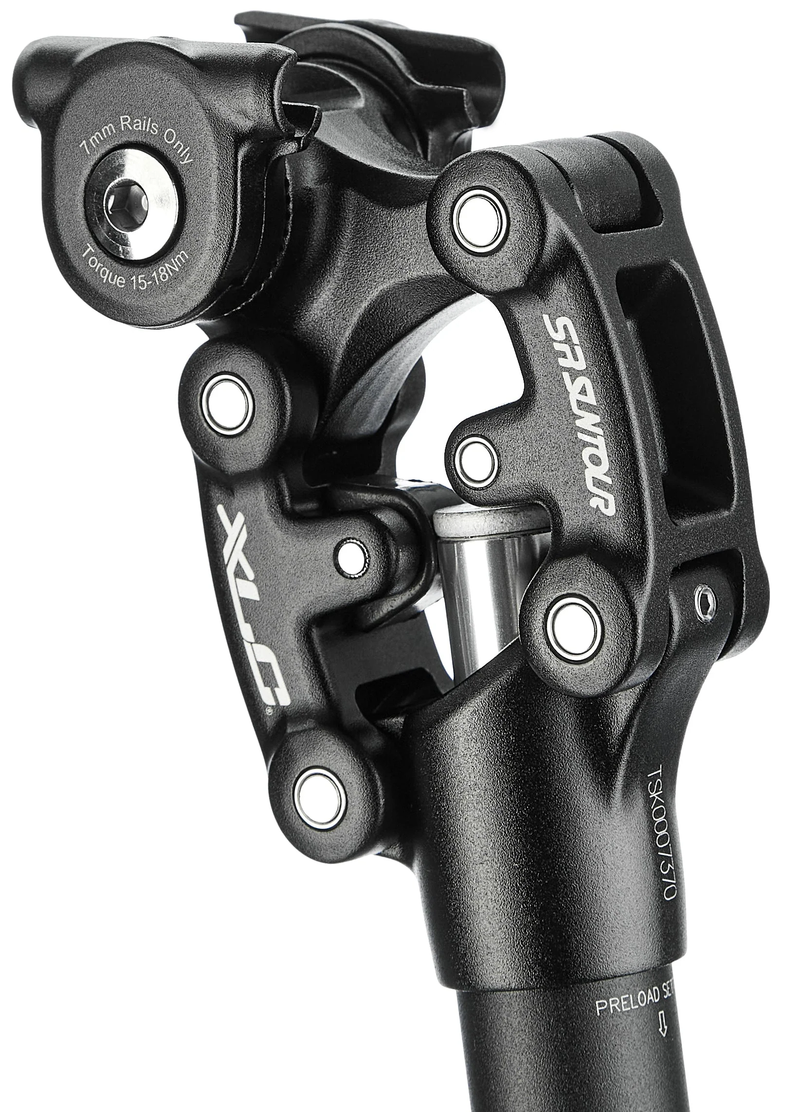 XLC SP-S11 Federsattelstütze Ø27,2mm schwarz - Image 3