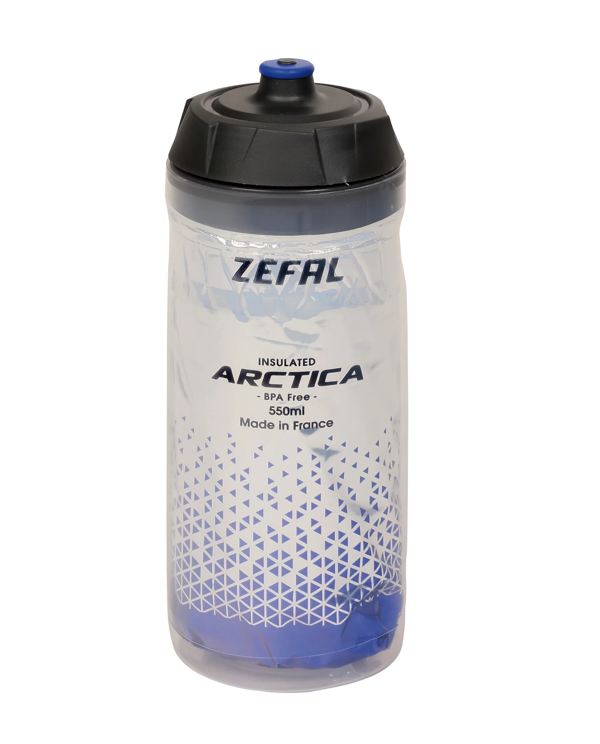 Zefal Arctica 55 Thermo-Trinkflasche 550ml silber/blau