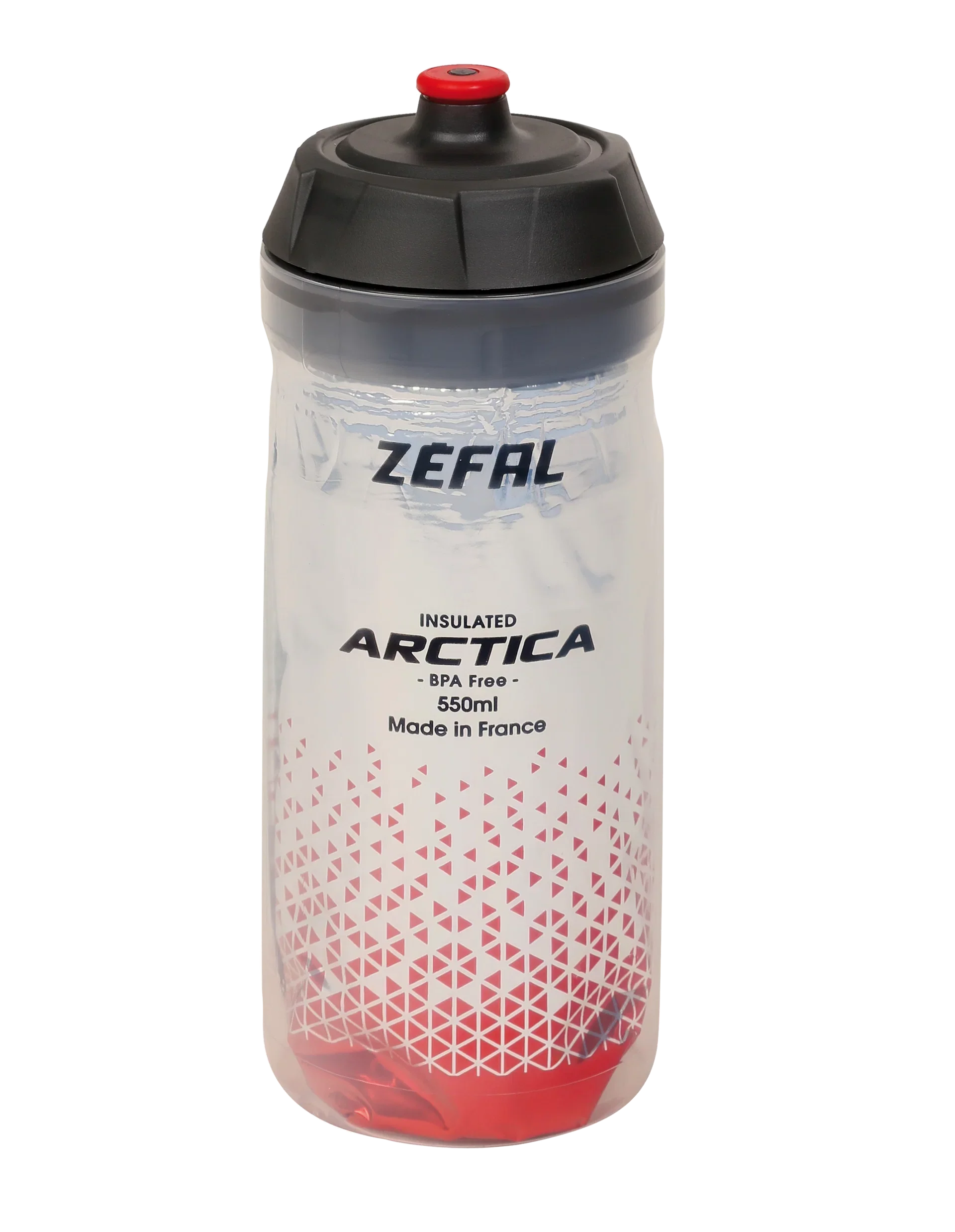 Zefal Arctica 55 Thermo-Trinkflasche 550ml silber/rot