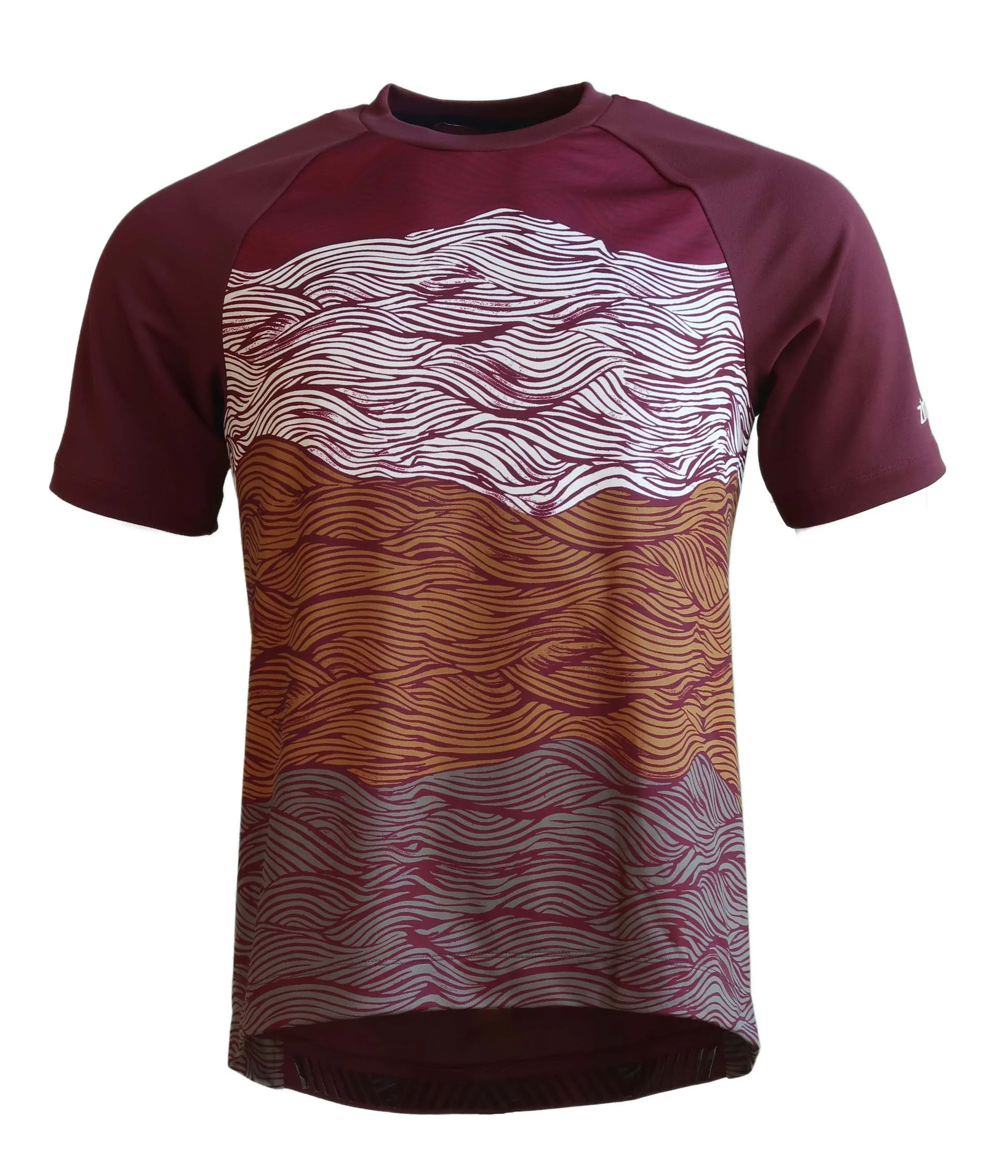 Zimtstern Braapz SS Shirt Men Windsor Wine