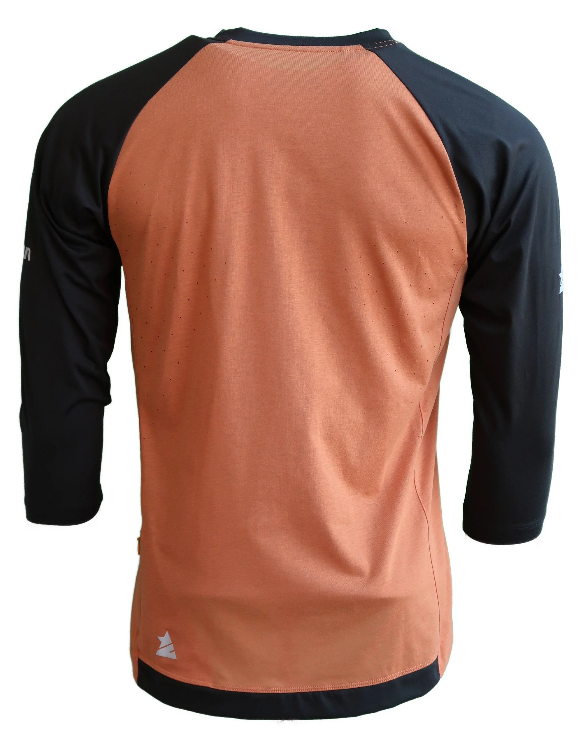 Zimtstern PureFlowz Shirt 3/4 Men Burnt Orange/Pirate Black - Image 2