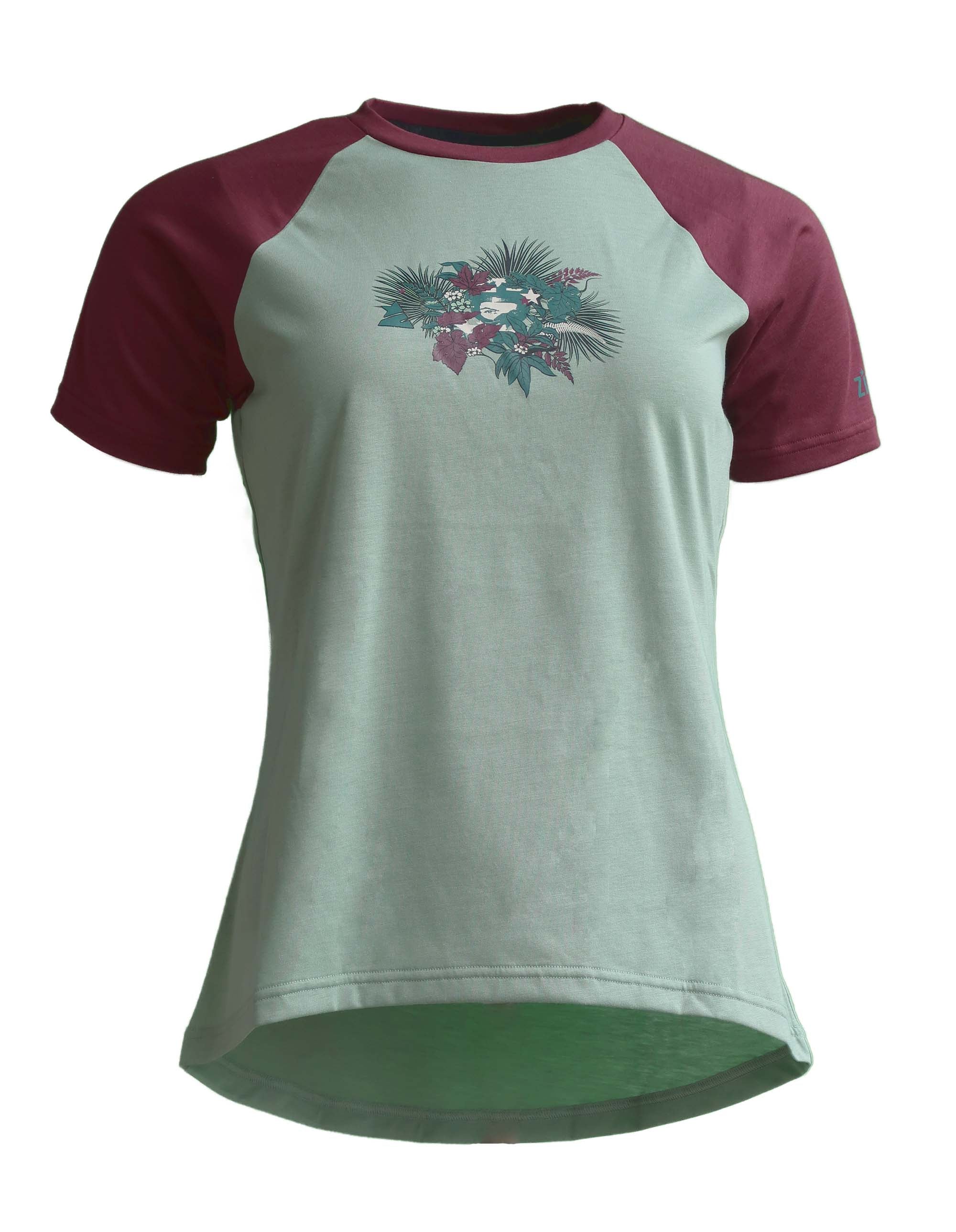 Zimtstern Riderz MTB TTee Wmns Granite Green / Windsor Wine